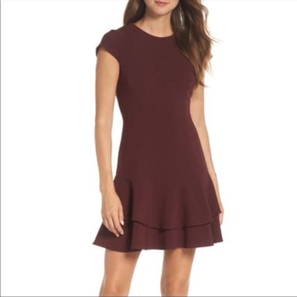 eliza j stretch crepe sheath dress